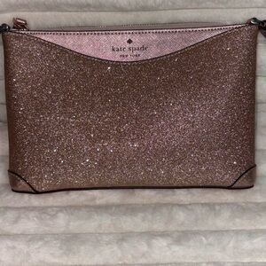Kate Spade New York Shimmy Small Glitter Crossbody bag.pink nwot
